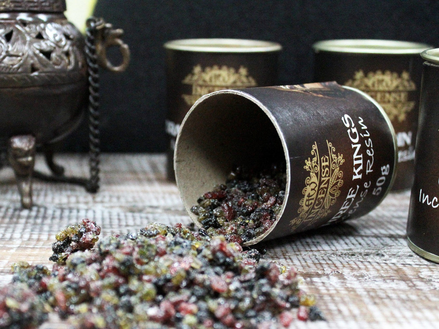 Bernsteinfarbenes Weihrauchharz 50 g.