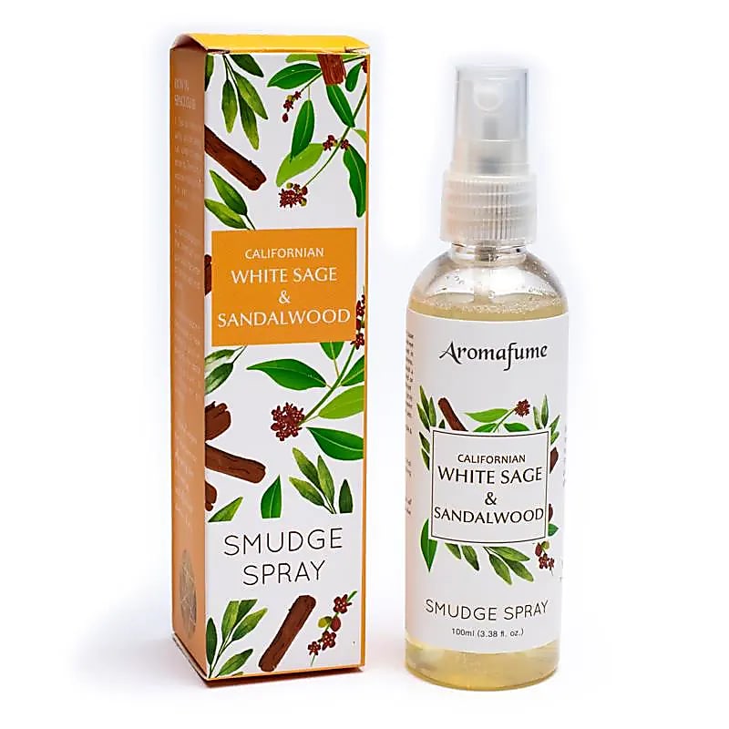 Aromafume Smudgespray "Vit Salvia och Sandelträ"