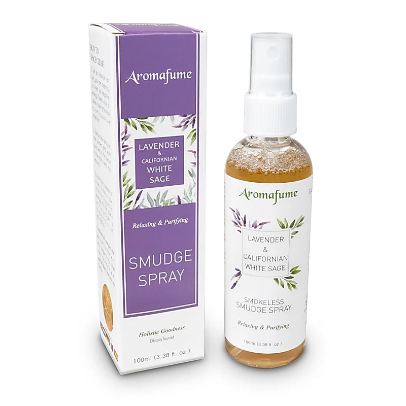 Aromafume Smudgespray "Vit Salvia och Lavendel"