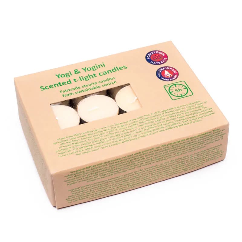 Teelicht Jasmin - Blume des Lebens