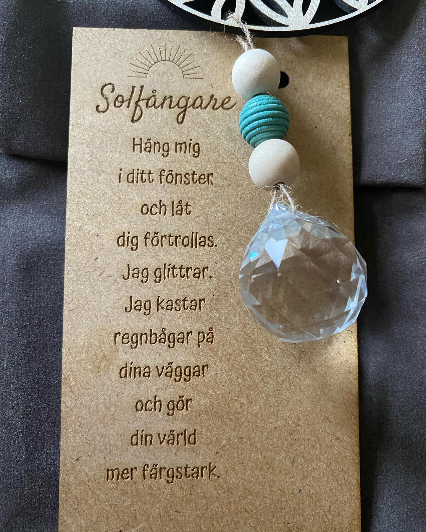 Solfångare Livets Blomma - handmade