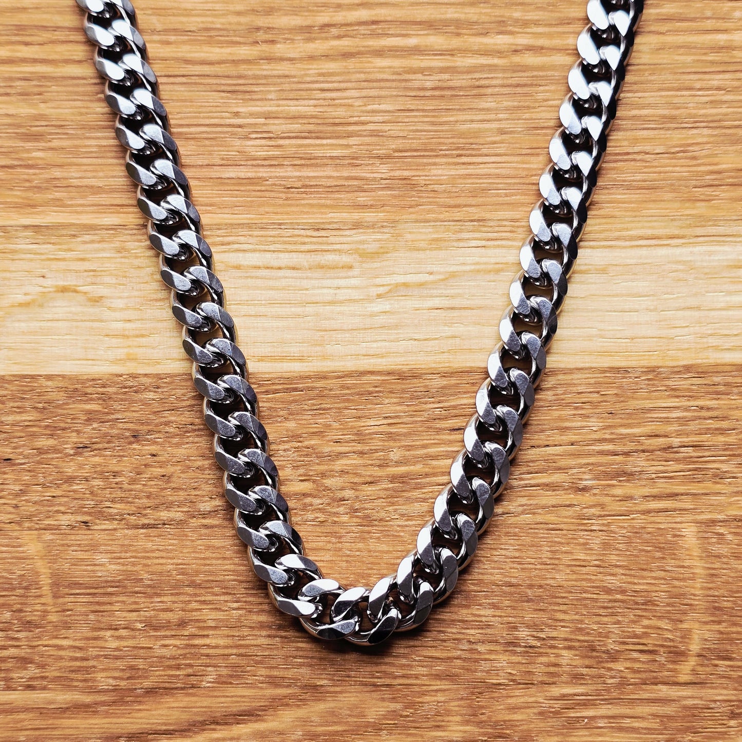 Curbchain 9mm Necklace Stainless steel