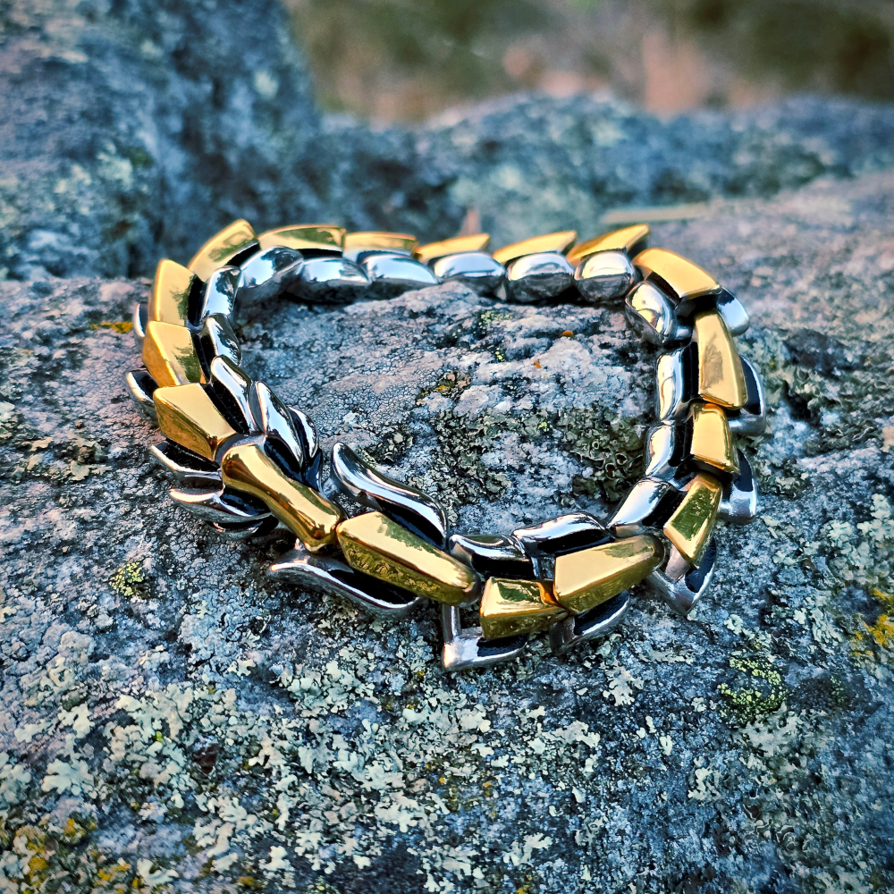 Bracelet “Dragon Massive” (Dual Tone)