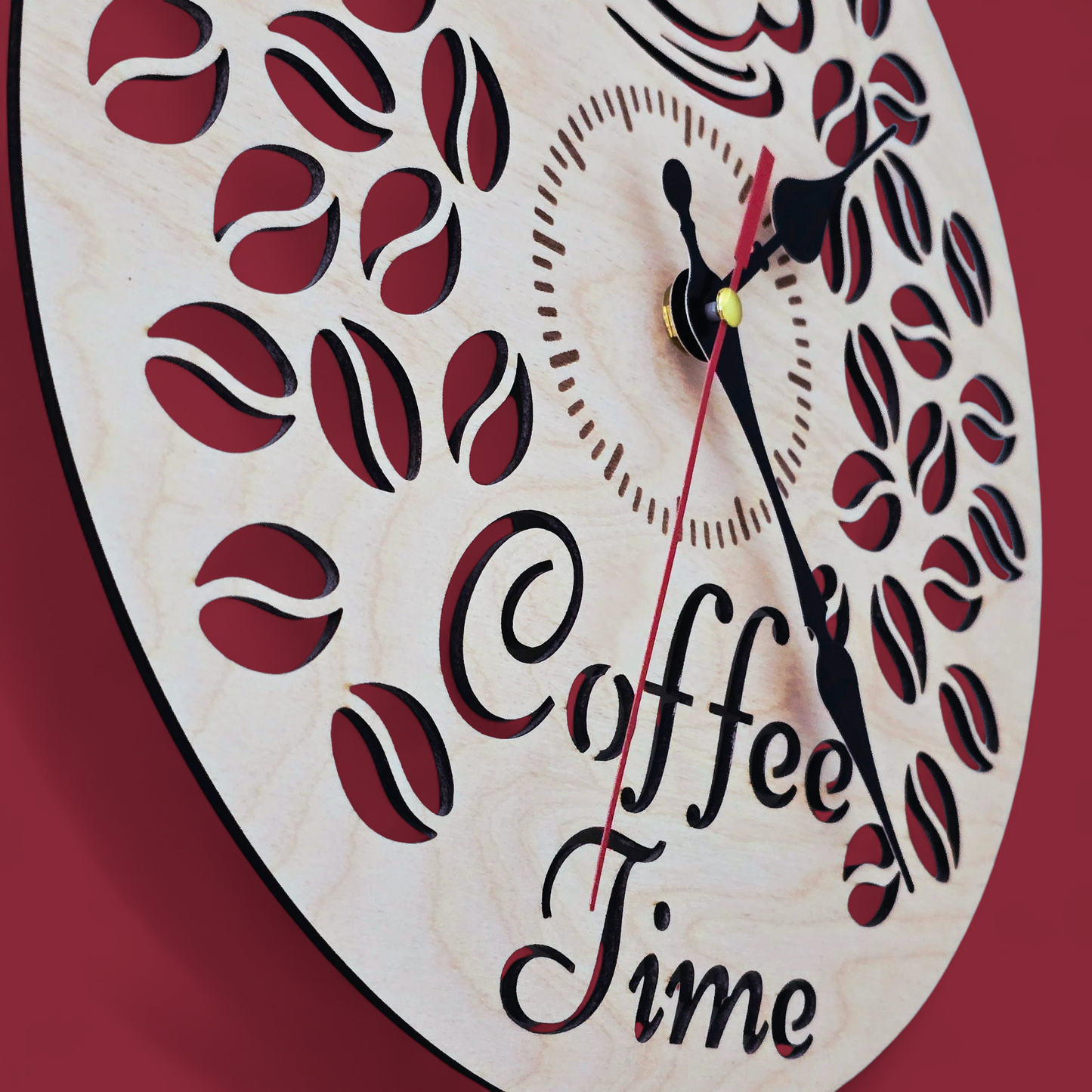 Väggklocka “Coffee Time” 290mm