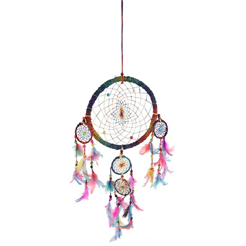 Traumfänger Hanf Multicolor M