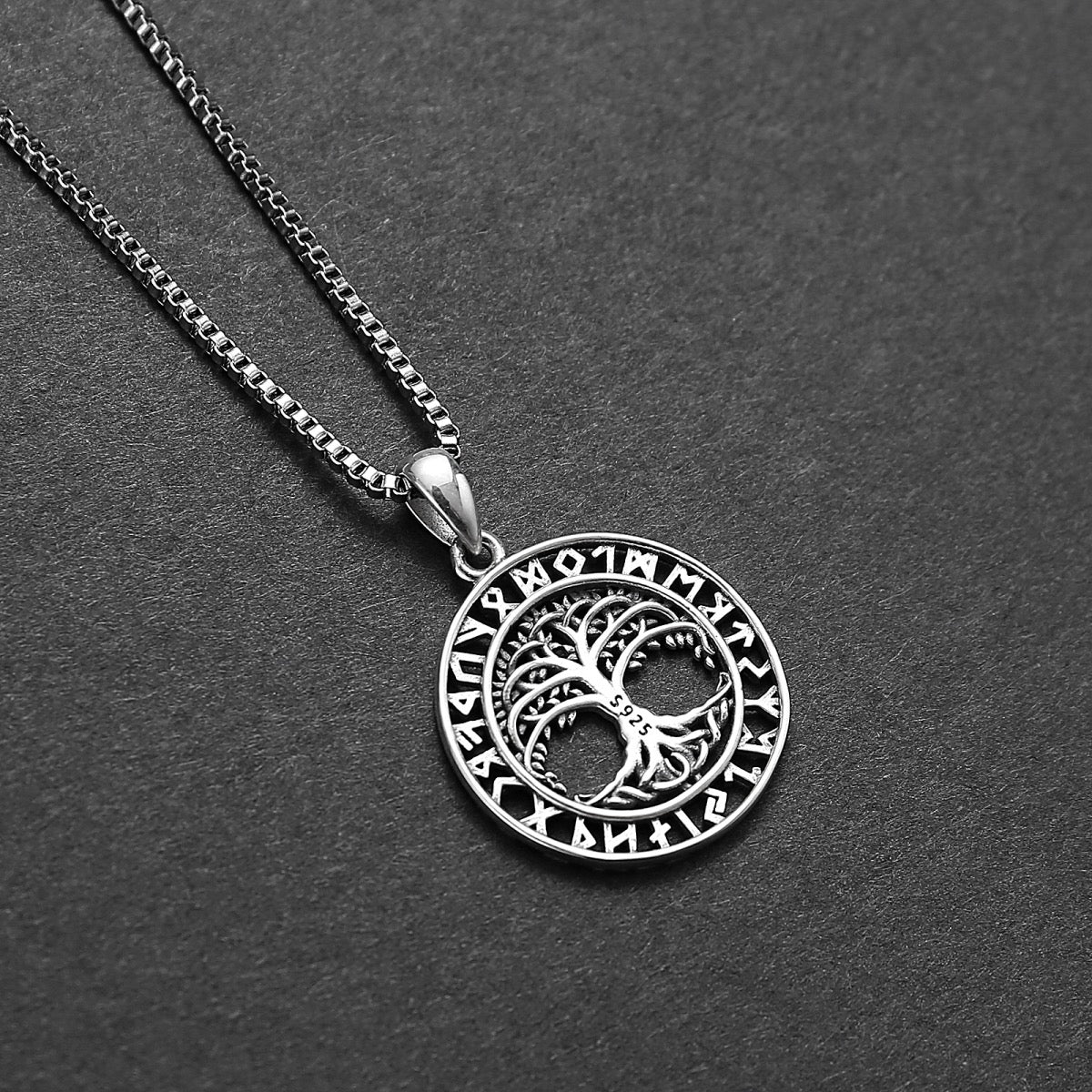 Necklace “Yggdrasil” (925 Sterling Silver)