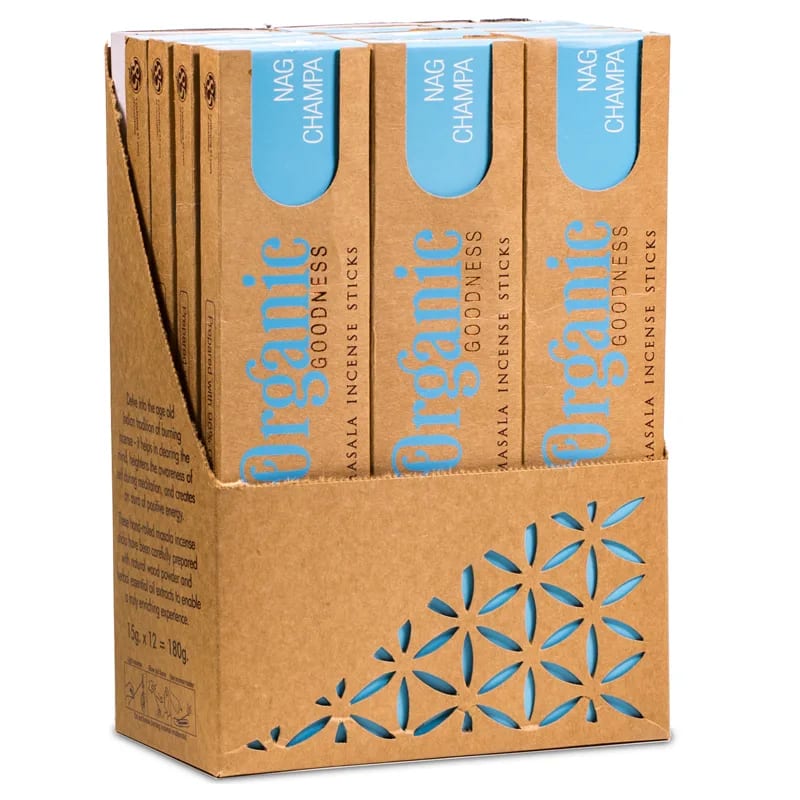 Rökelsepinnar "Nag Champa" Song of India-Organic