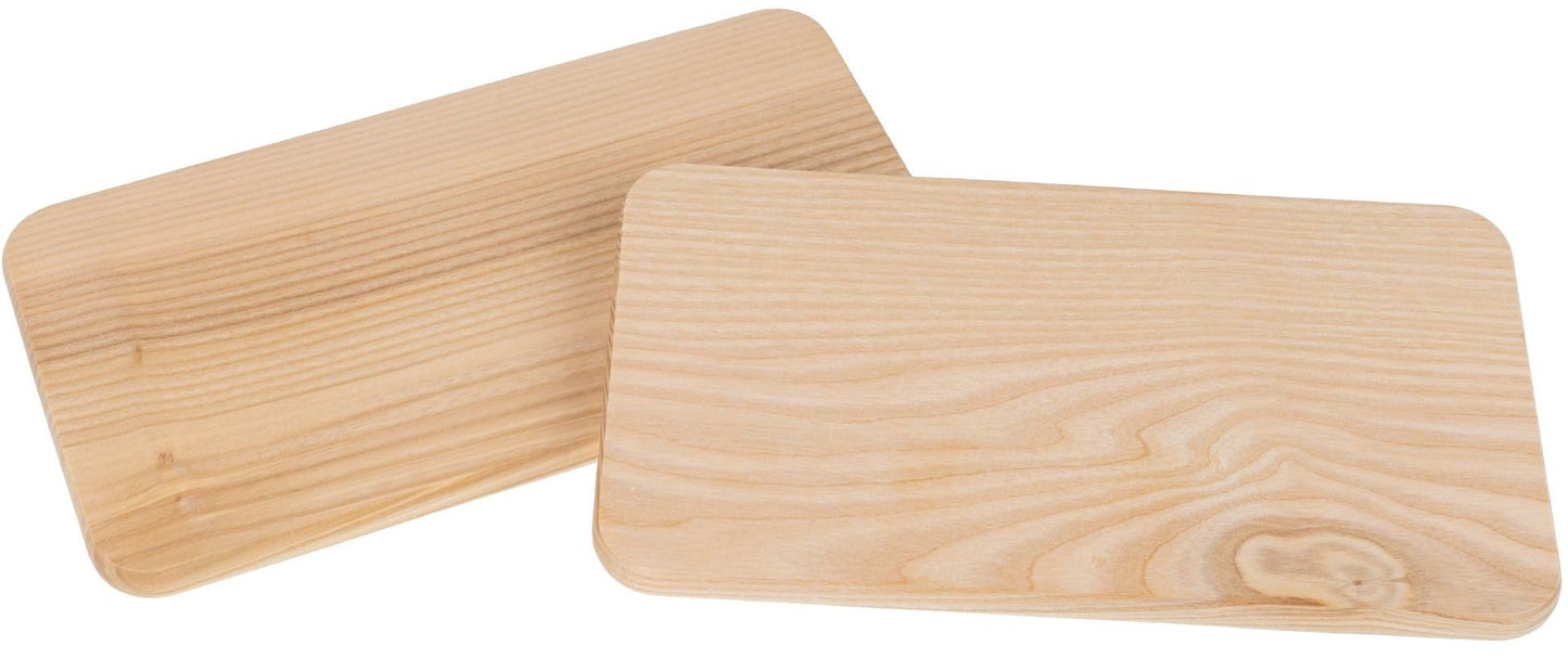 Skärbräda i oslimmat askträ - 22,5 x 12,5 x 1,2 cm