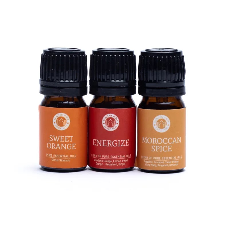 Pure essential Oil Set „Citrus Blast" - Song of India