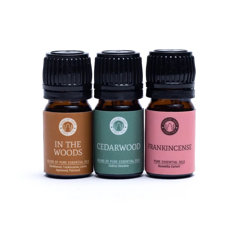 Pure essential Oil Set „Woodsy" - Song of India