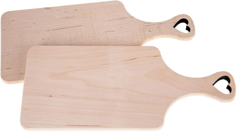 Skärbräda med Handtag i Europeisk FSC®-Al - 320 x 140 x 12 mm