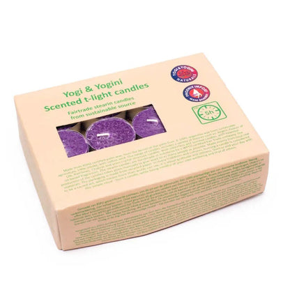 Teelicht Lavendel - Blume des Lebens