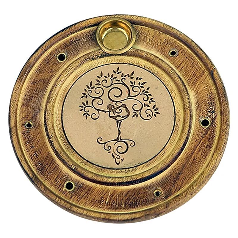 Rökelse- och rökelsekonerhållare – Papri-trä