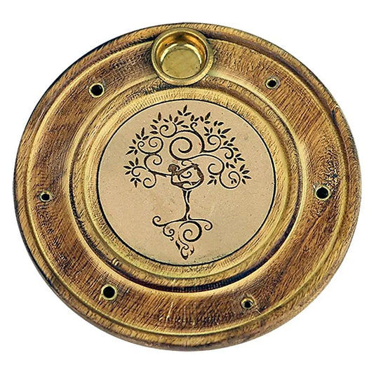 Rökelse- och rökelsekonerhållare – Papri-trä