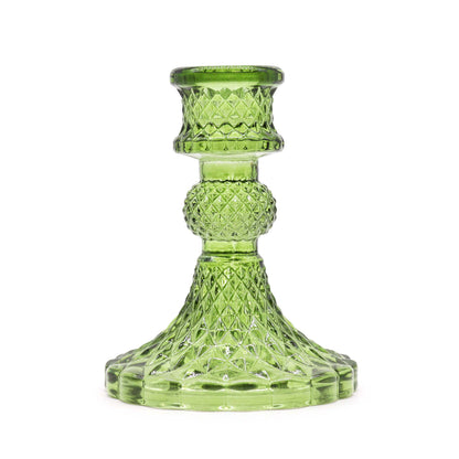 Vintage Ljushållare – Glas Jade