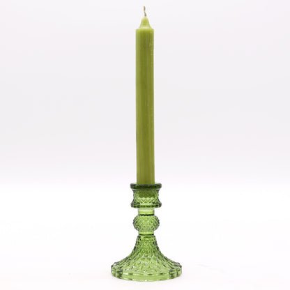 Vintage Ljushållare – Glas Jade