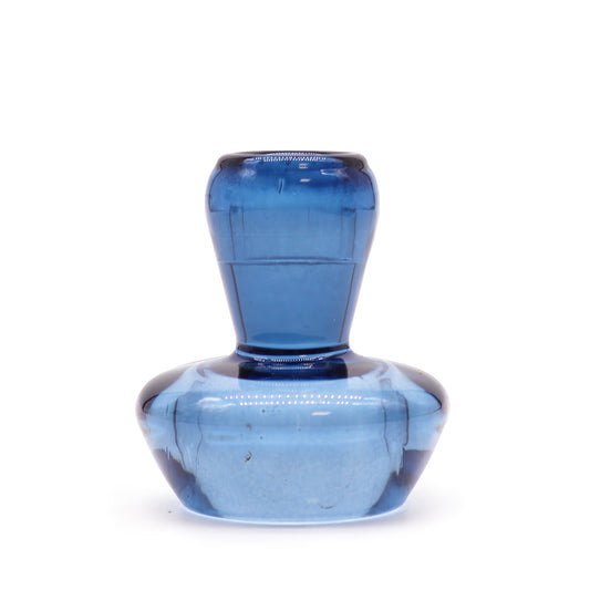 Svampformad Vändbar Ljushållare Glas Kungblå