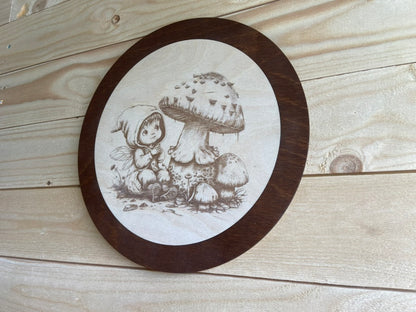 Väggdekoration "Sagolik Svampfé"