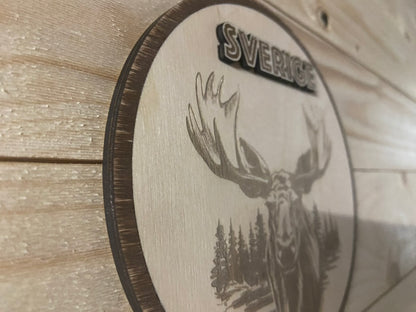 Bild med oljad ramn "Nordens Majestät"