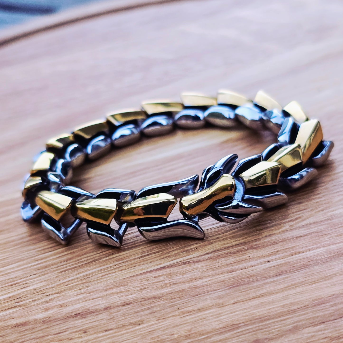 Bracelet “Dragon Massive” (Dual Tone)