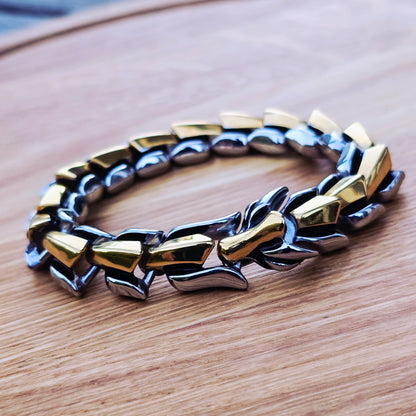 Bracelet “Dragon Massive” (Dual Tone)