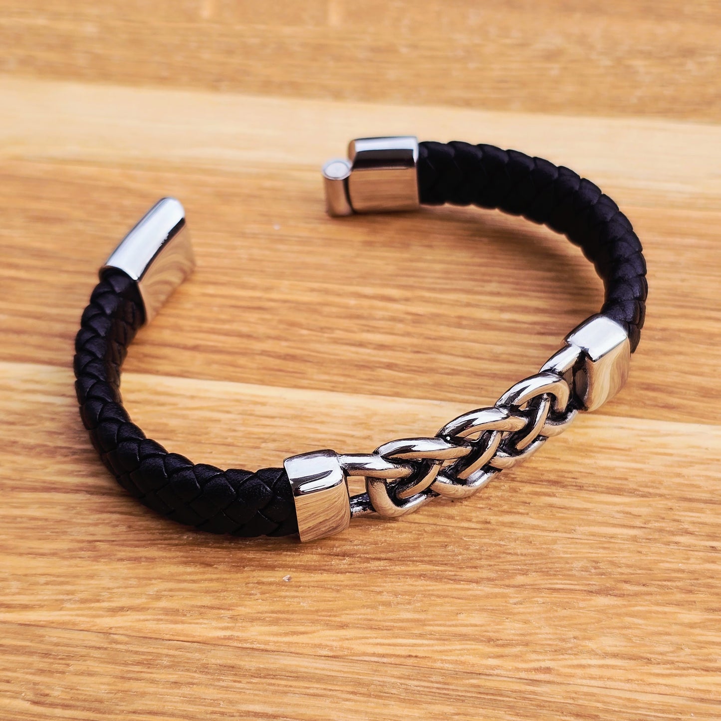 Bracelet "Massive Knot" Leather
