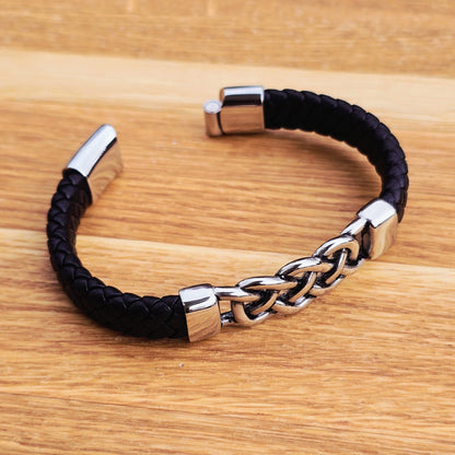 Bracelet "Massive Knot" Leather