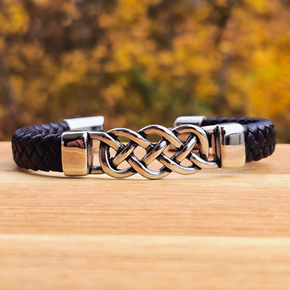 Bracelet "Massive Knot" Leather