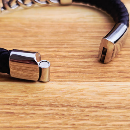 Bracelet "Massive Knot" Leather