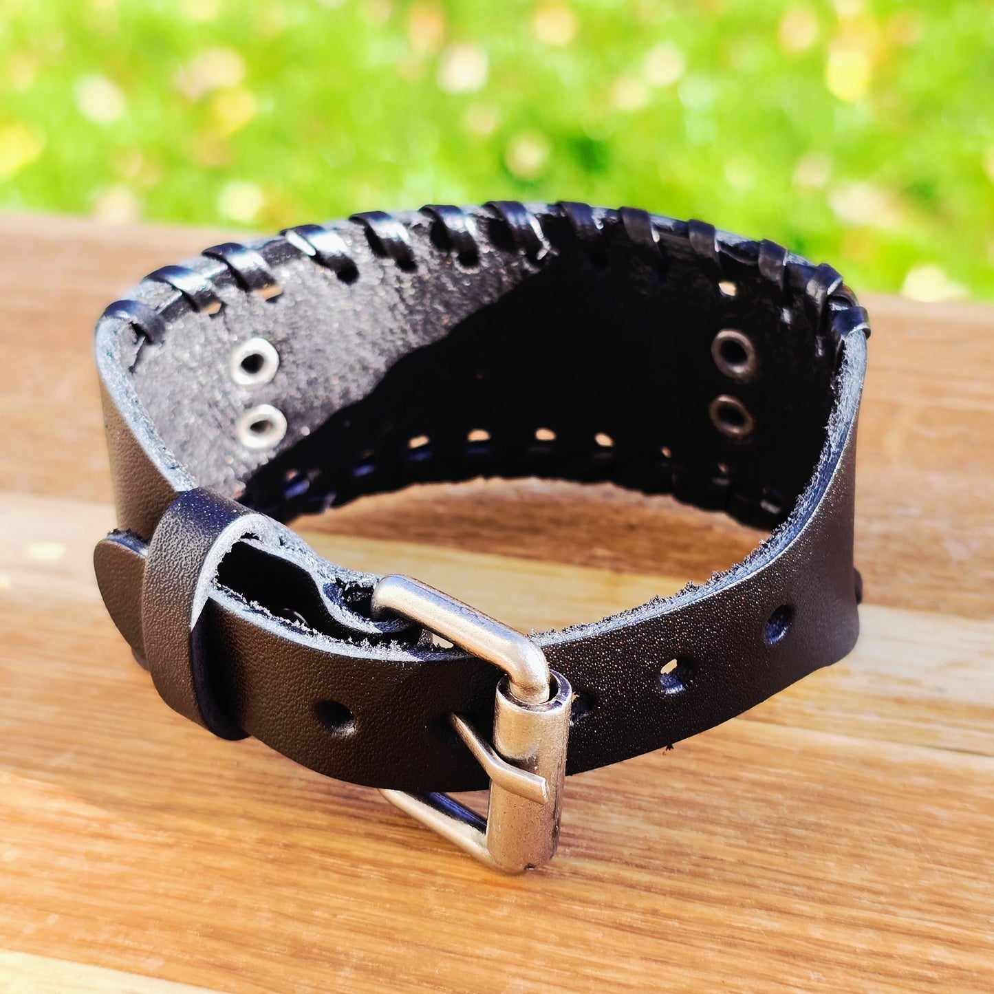 Bracelet Valknut Premiumleather (Black)