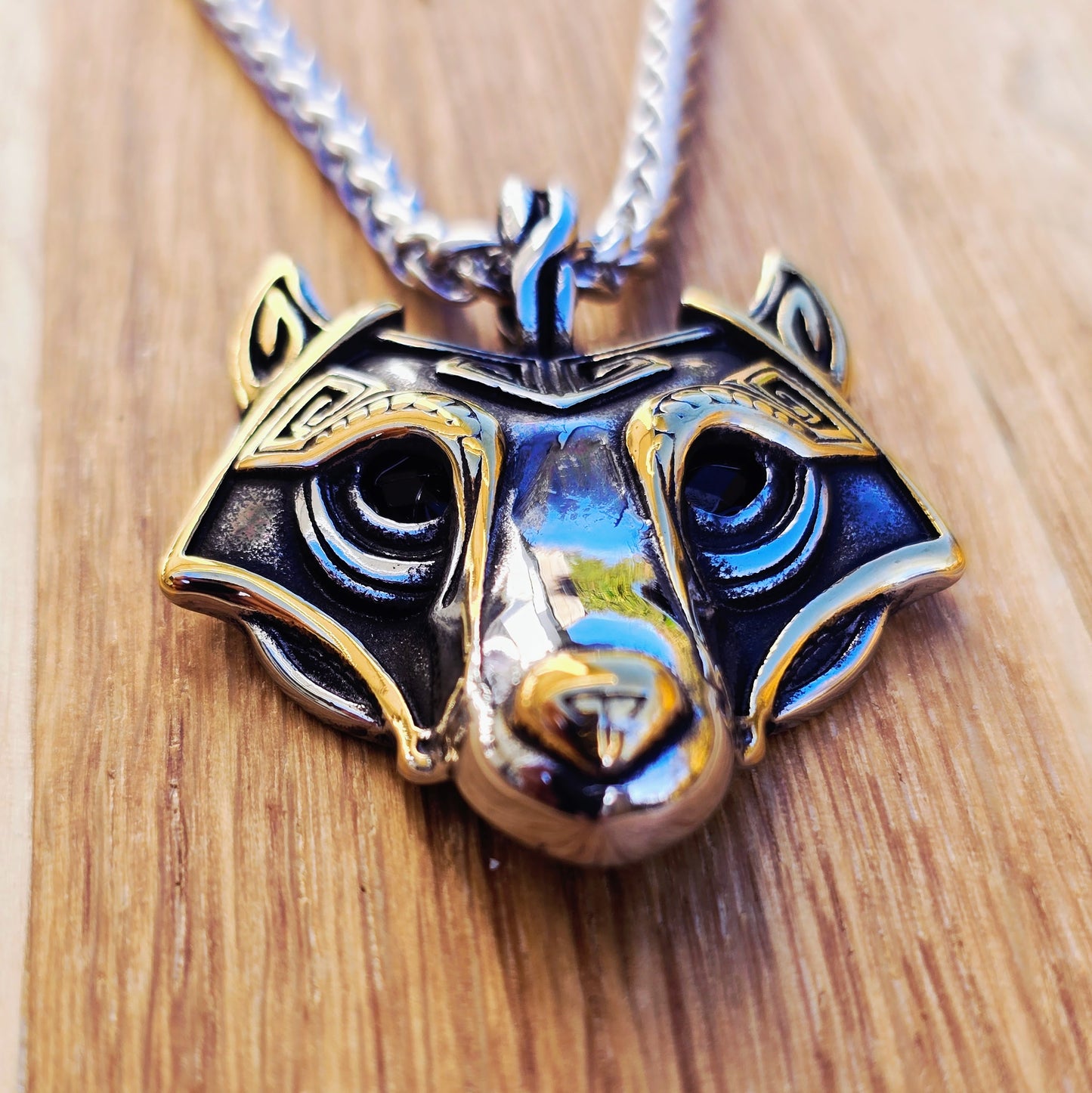 Wolf Necklace “Freki Legacy” (Dual Tone)