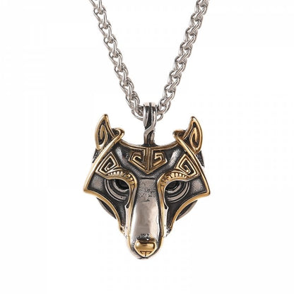 Wolf Necklace “Freki Legacy” (Dual Tone)
