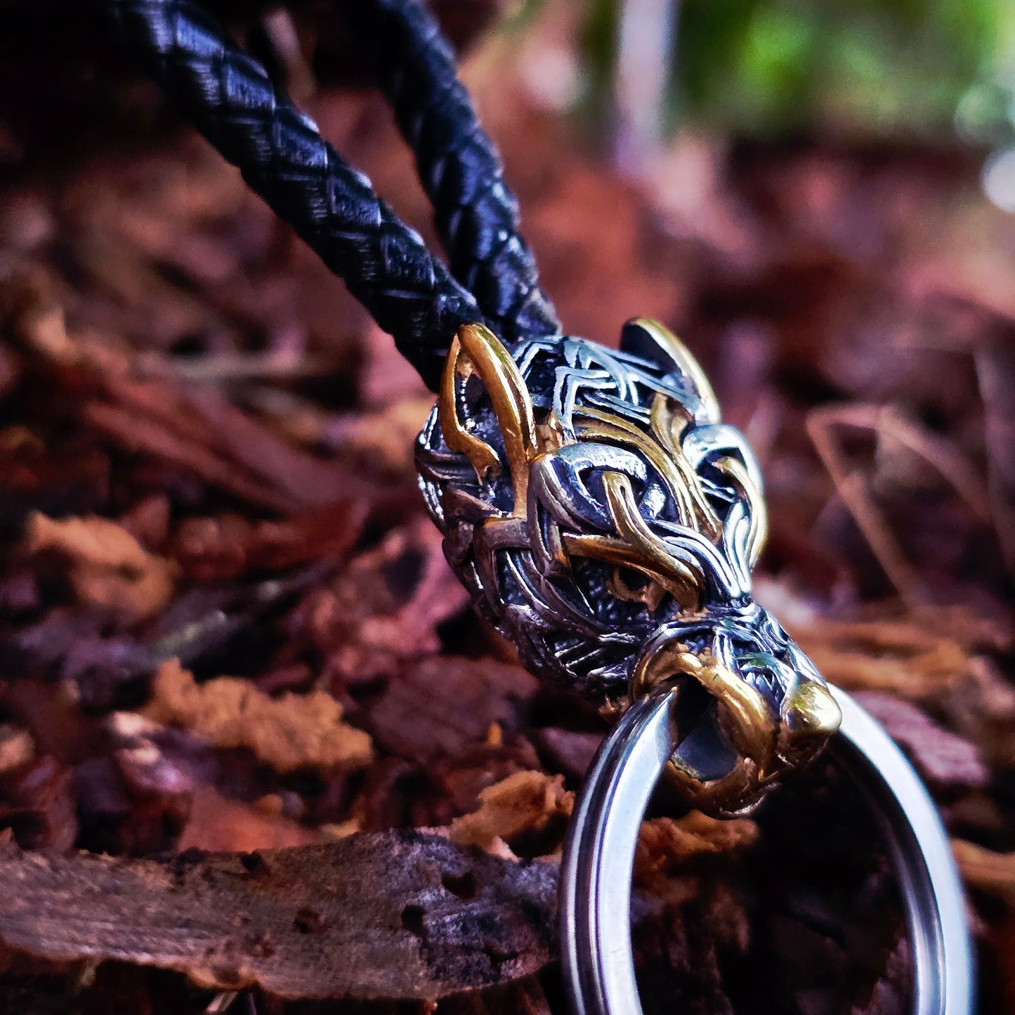 Keychain Freki – Asgard Knot (Dualtone)