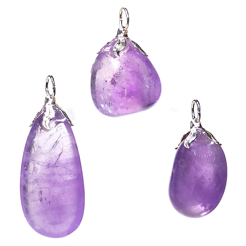 Edelsteinpendant - Amethyst hell