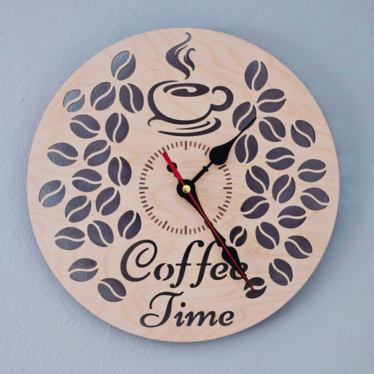 Väggklocka “Coffee Time” 290mm