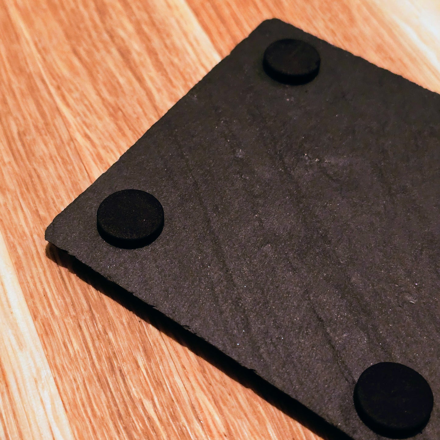 Glasunderlägg skiffer 10x10cm