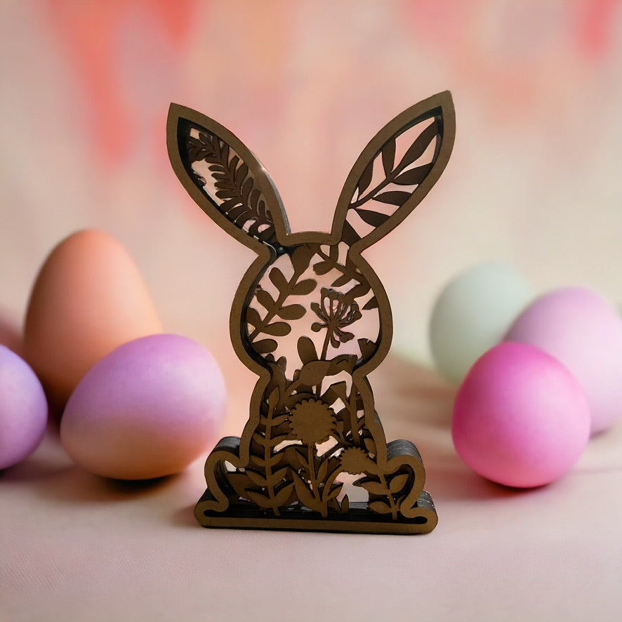 Multilayer "Påskens Glädje" MDF Hare
