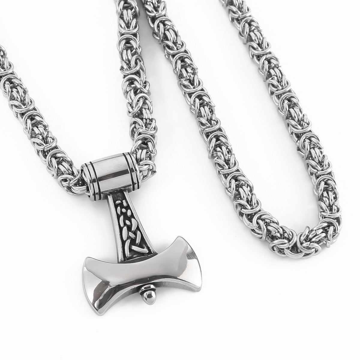 King Chain Necklace "Mjölner Sleek"