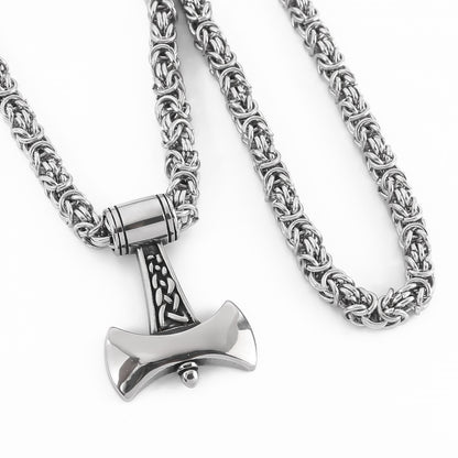 King Chain Necklace "Mjölner Sleek"