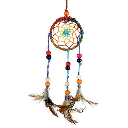 Traumfänger Hanf Multicolor XS