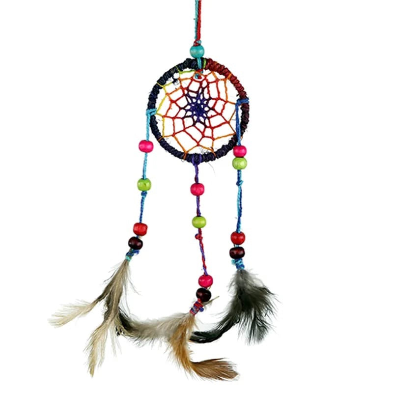 Traumfänger Hanf Multicolor XS