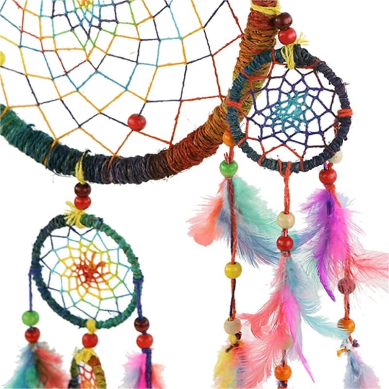 Traumfänger Hanf Multicolor L