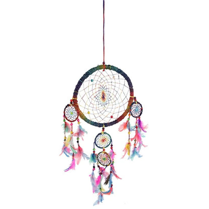 Traumfänger Hanf Multicolor M