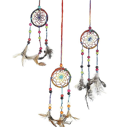 Traumfänger Hanf Multicolor XS