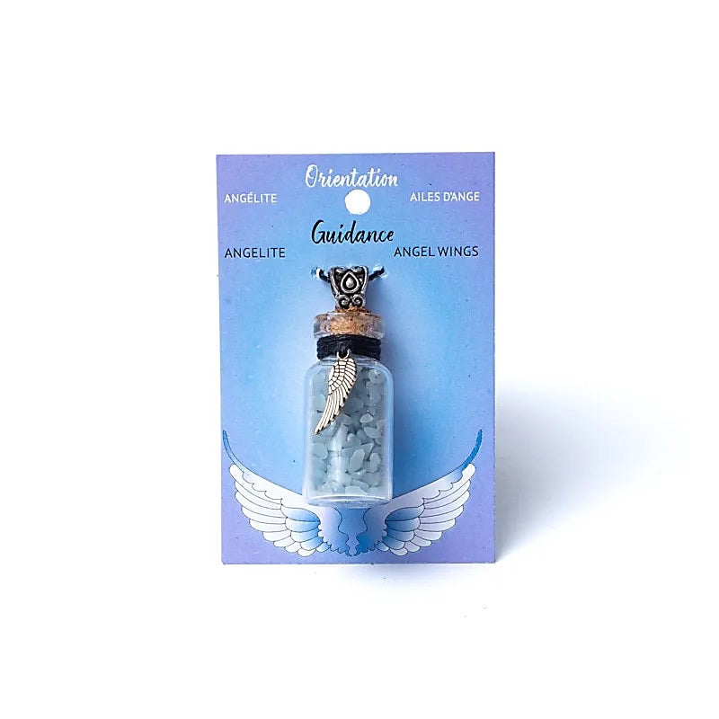 Presentflaska i glas med Ädelstenar - olika typer