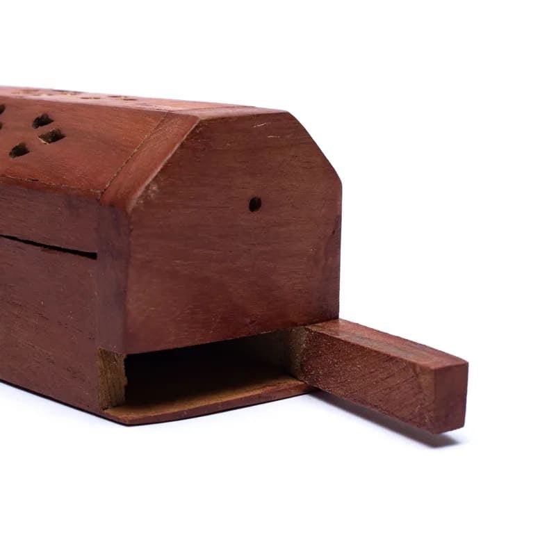 Räucherstäbchen-Halter & Kistchen aus Akazienholz