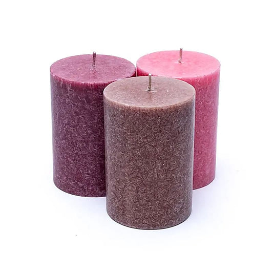 Stearinljus-set "JORD" i 3-pack ”Yogi &amp; Yogini”