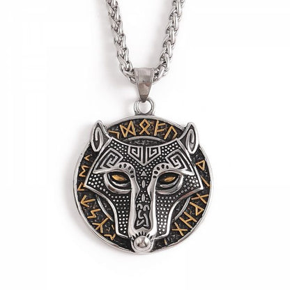 Necklace "Fenrir of Ragnarök" (Dual Tone)