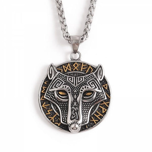 Necklace "Fenrir of Ragnarök" (Dual Tone)