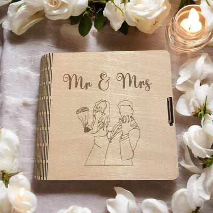 Bröllopsgåva: En Trälåda i Bokformat